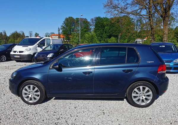 Volkswagen Golf cena 21900 przebieg: 192525, rok produkcji 2010 z Połczyn-Zdrój małe 497